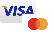 بطاقات الائتمان (Visa / MasterCard)